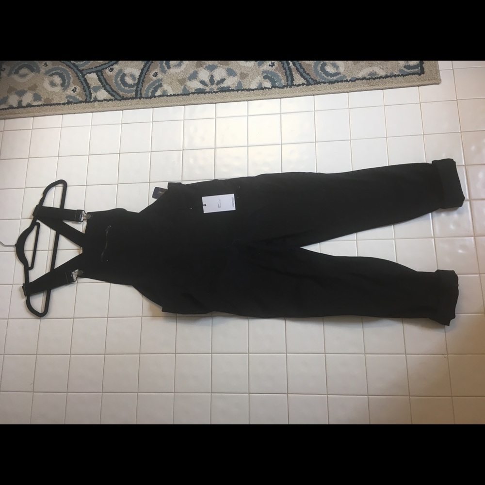 NEVER WORN NEW WITH TAGS black overalls